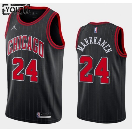 Chicago Bulls Lauri Markkanen 24 Jordan Brand 2020-2021 Statement Edition Lasten Pelipaidat Swingman